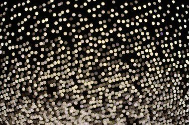defocused night shot of festive bokeh lights 