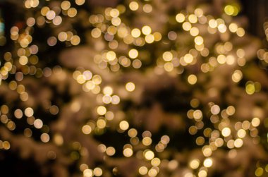 defocused night shot of festive bokeh lights 