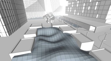 3D mimari sanat, dijital duvar kağıdı