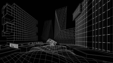 3D mimari sanat, dijital duvar kağıdı