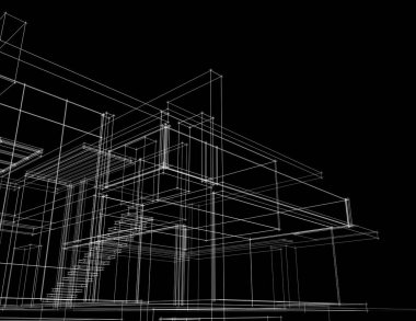 3D mimari sanat, dijital duvar kağıdı