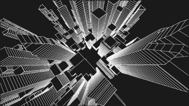 3D mimari sanat, dijital duvar kağıdı