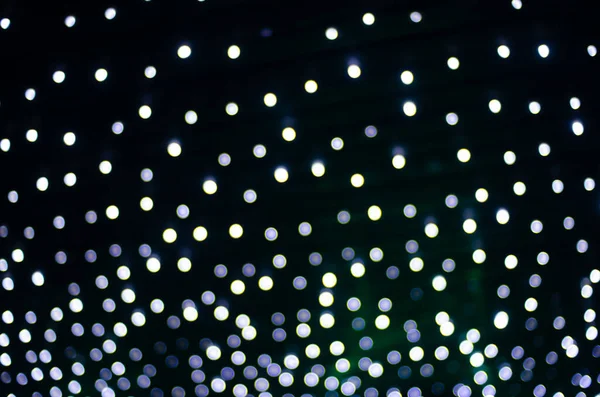 Defocused Night Shot Festive Bokeh Lights — Fotografia de Stock
