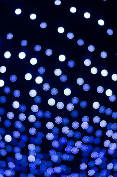 Defocused Night Shot Festive Bokeh Lights — Stock Fotó