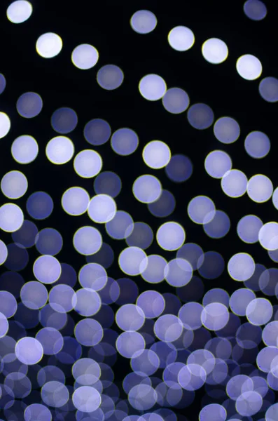 Defocused Night Shot Festive Bokeh Lights — Fotografia de Stock