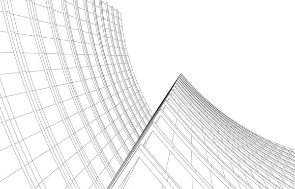 Fondo Pantalla Arquitectónica Abstracta Fondo Diseño Moderno — Vector de stock