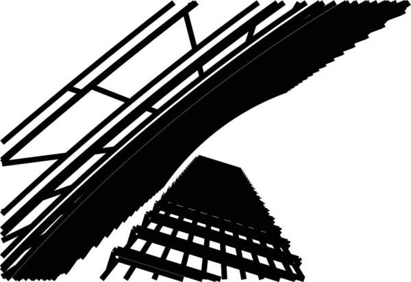 Abstraktní Architektonické Tapety Moderní Design Pozadí — Stockový vektor