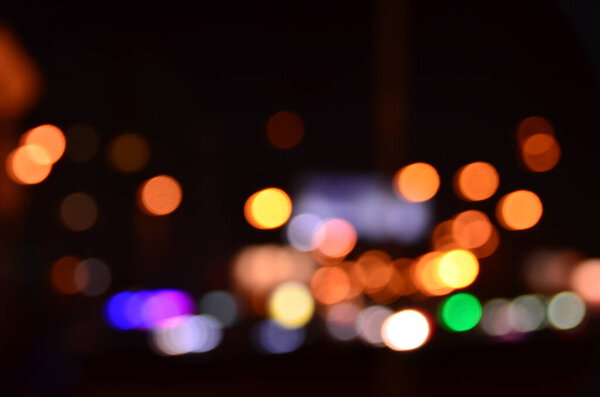 Bokeh lights, defocused blurred background