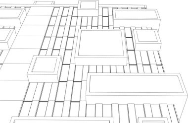 3D mimari sanat, dijital duvar kağıdı