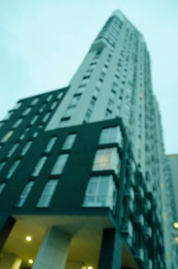 Bulanık şehrin soyut arkaplanı