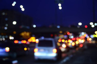 gece şehrinin soyut arka planı