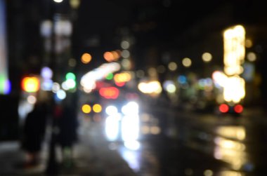 gece şehrinin soyut arka planı