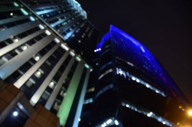 gece şehrinin soyut arka planı