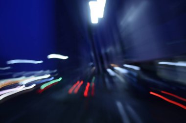 gece şehrinin soyut arka planı