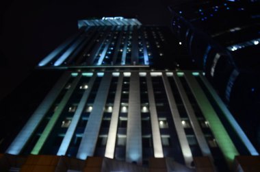 gece şehrinin soyut arka planı