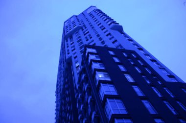 gece şehrinin soyut arka planı