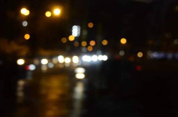 Абстрактный Фон Ночного Города — стоковое фото