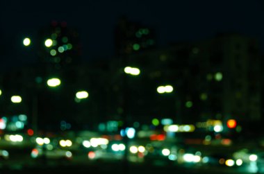 Gün batımında bulanık ışıkların soyut bulanık arkaplanı