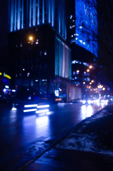 夕暮れ時のぼやけた光の抽象的な背景 — ストック写真