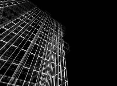 soyut mimari duvar kağıdı, dijital arkaplan