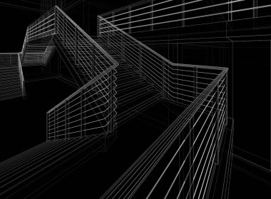 soyut mimari duvar kağıdı, dijital arkaplan