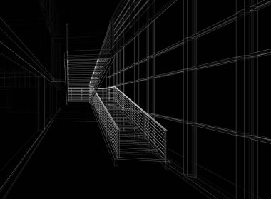 soyut mimari duvar kağıdı, dijital arkaplan