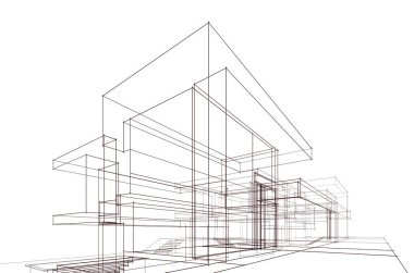 soyut mimari duvar kağıdı, dijital arkaplan