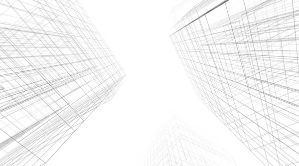 Fondo Pantalla Arquitectónica Abstracta Fondo Digital —  Fotos de Stock