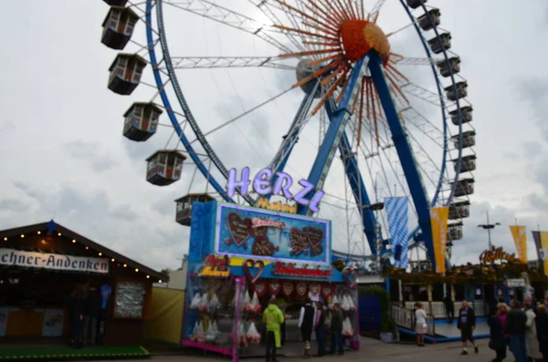 Munich Allemagne Septembre Les Gens Célèbrent Oktoberfest Munich Allemagne Septembre — Photo