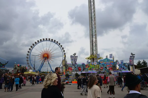 München September München Feiern Die Menschen September 2017 Das Oktoberfest — Stockfoto