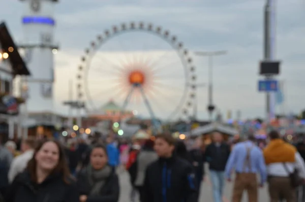 Münih Almanya Eylül 2017 Insanlar Münih Almanya Daki Ekim Festivali — Stok fotoğraf