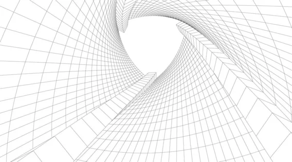 3D建筑艺术 数码壁纸 — 图库矢量图片