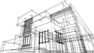3D mimari sanat, dijital duvar kağıdı
