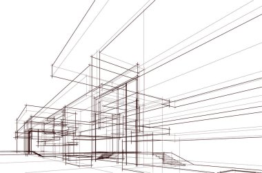 3D mimari sanat, dijital duvar kağıdı