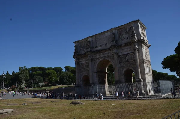 ローマ イタリア 美しい古代建築 — ストック写真