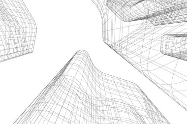 mimari duvar kağıdı tasarımı, dijital konsept arkaplan