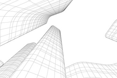 mimari duvar kağıdı tasarımı, dijital konsept arkaplan