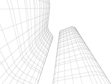 mimari duvar kağıdı tasarımı, dijital konsept arkaplan