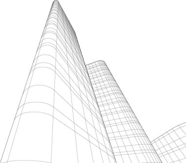 mimari duvar kağıdı tasarımı, dijital konsept arkaplan