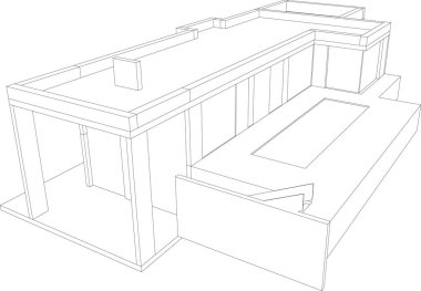 mimari duvar kağıdı tasarımı, dijital konsept arkaplan