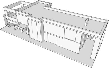 mimari duvar kağıdı tasarımı, dijital konsept arkaplan