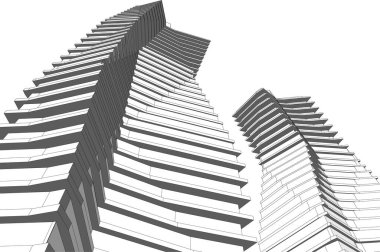 mimari duvar kağıdı tasarımı, dijital konsept arkaplan