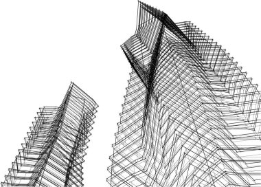 mimari duvar kağıdı tasarımı, dijital konsept arkaplan