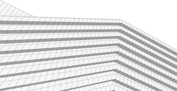Projekt Tapety Architektonicznej Cyfrowe Tło Koncepcyjne — Wektor stockowy