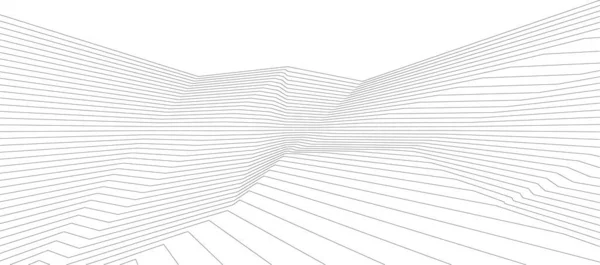 Architektonische Tapete Design Digitales Konzept Hintergrund — Stockvektor