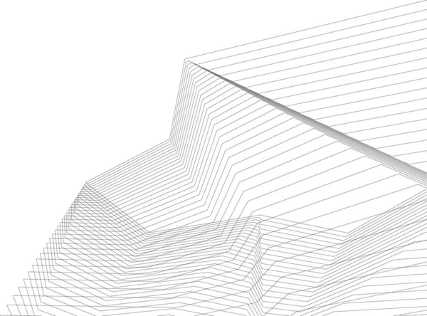 Desain Wallpaper Arsitektur Latar Belakang Konsep Digital - Stok Vektor