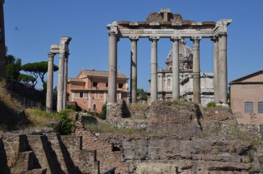 Roma, İtalya, güzel antik mimari