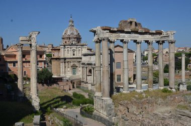 Roma, İtalya, güzel antik mimari