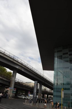 Roma 'nın sokak manzarası. İtalya.