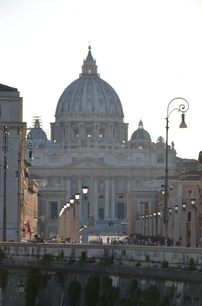 Róma Olaszország Gyönyörű Ókori Építészet — Stock Fotó